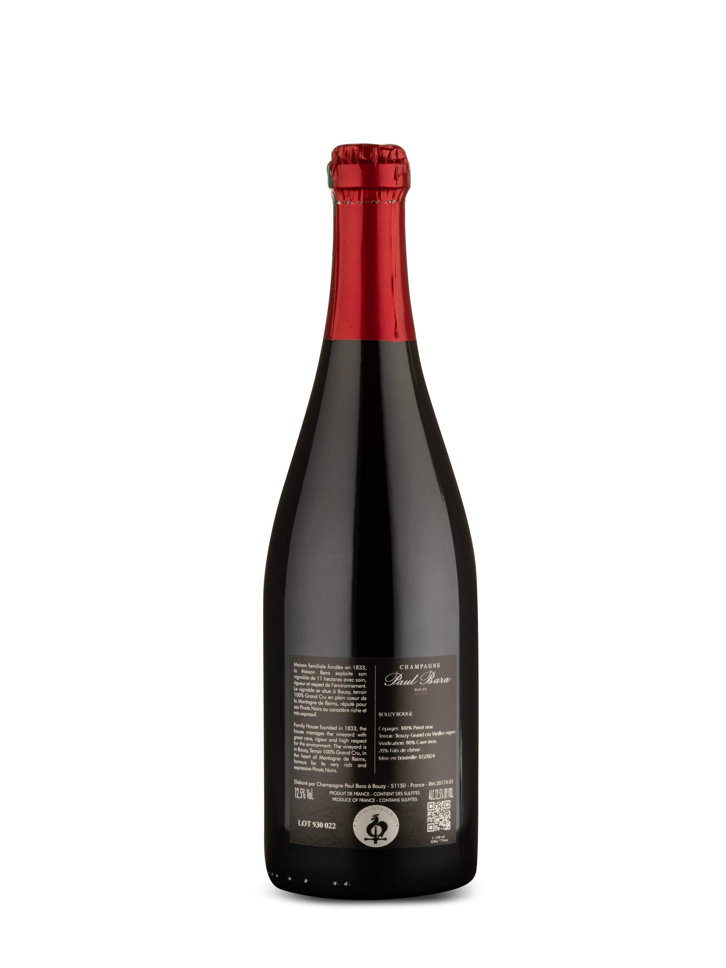 Paul Bara - Bouzy Rouge Coteaux Champenois Grand Cru
